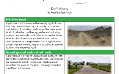 Rural Roads Definitions & Characteristics